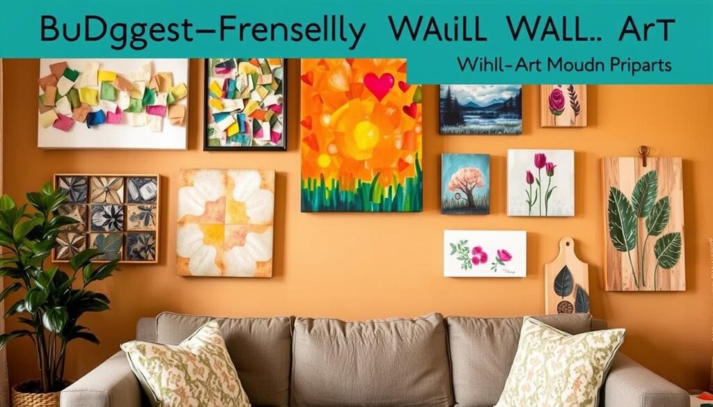 budget-friendly wall art